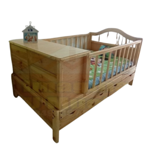 CAMA CUNA CONVERTIBLE PINO.